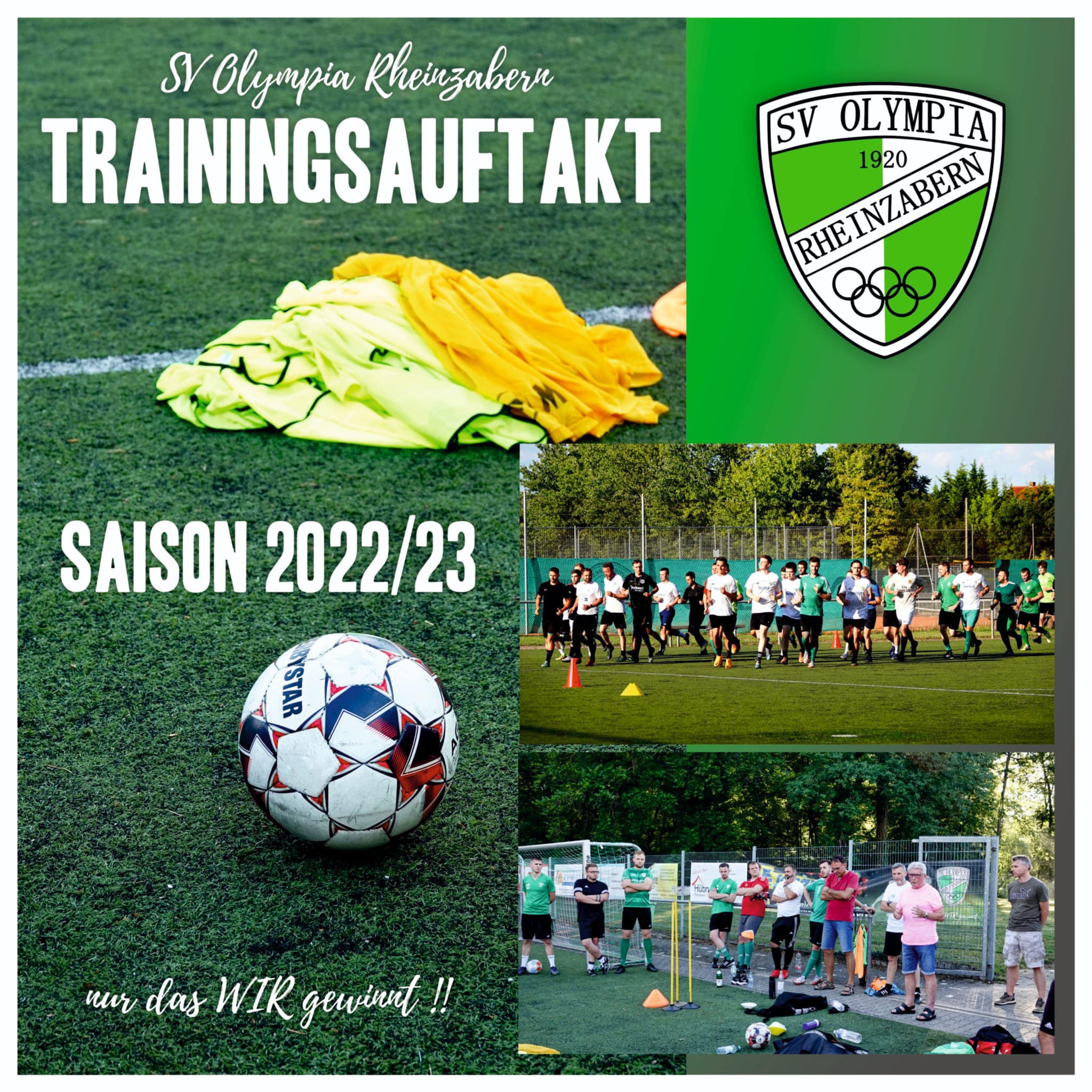 Trainingsauftakt in Grün und Weiß!